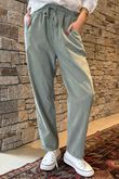 Made in Italy Baby Cord Classic Slim Jogger Soft Khaki /10 